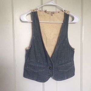 Vintage floral vest